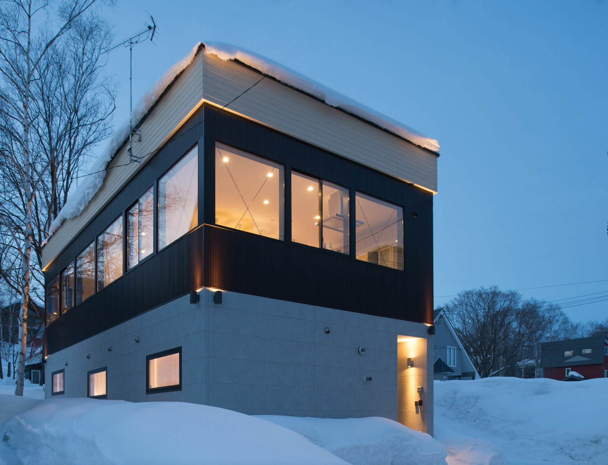 Вилла Snow Monkey House Hirafu Экстерьер фото